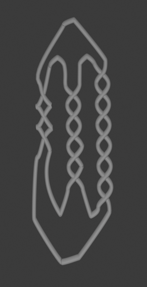 Image of (-3,5,7)_pretzel_knot
